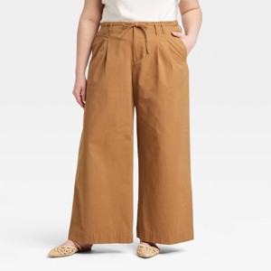 Women's High-Rise Wide Leg Chino Pants - A New Day™ - 1 of 3