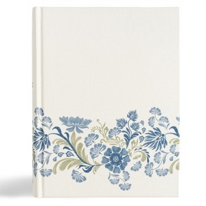 CSB Notetaking Bible, Large Print Edition, Cream Floral Cloth Over Board - by  Csb Bibles by Holman (Hardcover) - 1 of 1
