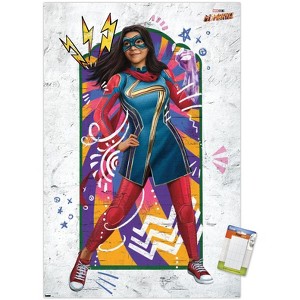 Trends International Marvel Ms. Marvel - Window Unframed Wall Poster Prints - 1 of 4