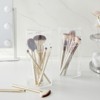Glamlily 2 Pack Clear Acrylic Makeup Brush Holder with Lid, Cosmetic Organizer (4.3 x 3.9 x 8 in) - image 3 of 4