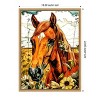 Amanti Art Horse and Daisies by Justyna Jaszke Framed Canvas Wall Art - 3 of 4