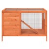 vidaXL Rabbit Hutch Brown Solid pine wood Standard Durable - 3 of 4