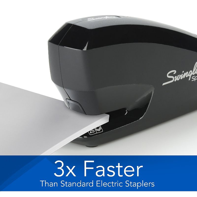Swingline Speed Pro 25 Electric Stapler Full Strip 25-Sheet Capacity Black 42140, 5 of 7