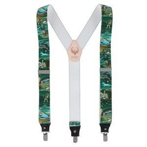Ascentix Men's Angler Fishing Clip End Suspenders - 1 of 4
