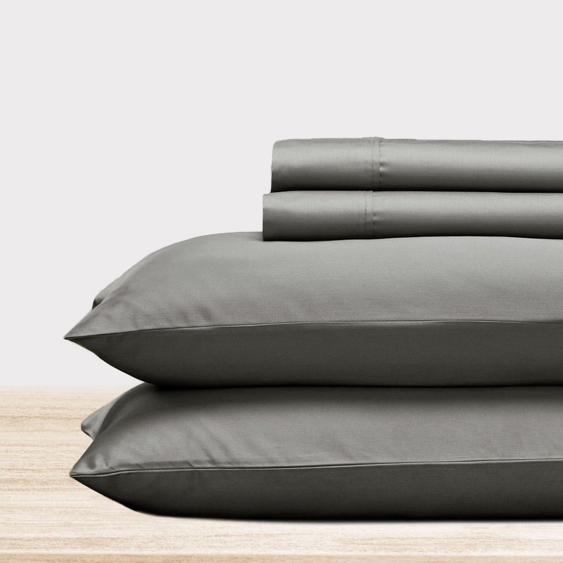 Cotton Sheets Set - Softest 400 Thread Count Bed sheets, 100% Cotton Sateen, Cooling, Deep Pocket by California Design Den, 1 of 16