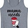 Women's - Disney - Mama Needs Coffee Graphic Racerback Tank - 2 of 4