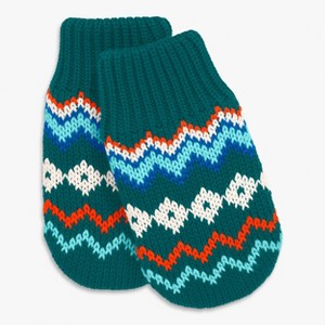 Primary Baby Fleece Lined Fair Isle Mittens - 1 of 1