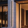 DORESshop Outdoor Wall Light 45W Waterproof IP65 with Built-in LED, Warm White 3000K, Sable Black, for Corridors, Gardens, and Entryways, 59in Long - 2 of 4