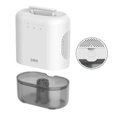 PureDry Elite White Dehumidifier with Large Water Tank