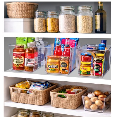 Sorbus 8 Pack X-Large Clear Storage Containers for Pantry, Fridge, Cabinet, Closet & Kitchen Organization — фото 2