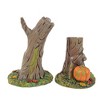 Department 56 Villages 4.0 Inch Scary Stumps Spooky Leaves Pumpkin Tree Village Accessories - 3 of 3