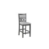 New Classic Furniture,Gia Solid Wood Counter Table 2 Chairs In Gray - 3 of 4