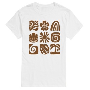 Men's - Instant Message - Beach Squares Short Sleeve Graphic T-Shirt - 1 of 4