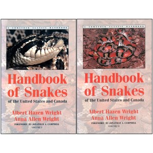 Handbook of Snakes of the United States and Canada - (Comstock Classic Handbooks) by  Albert Hazen Wright & Anna Allen Wright (Paperback) - 1 of 1