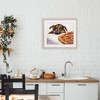 Stupell Industries German Shepherd with Pizza Framed Print Under Glass Art - 3 of 4