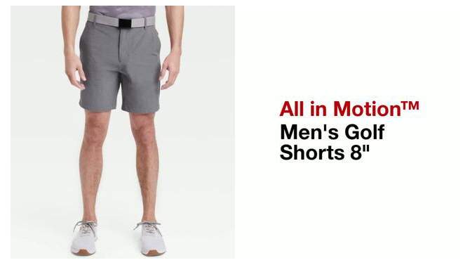 Men's Golf Shorts 8" - All In Motion™, 2 of 4, play video