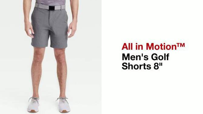 Men's Golf Shorts 8" - All In Motion™, 2 of 5, play video