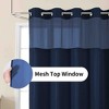 BAGOKIE 72"x75" Waffle Weave Hookless Shower Curtain, Pack of 1 - 3 of 4