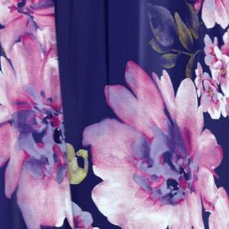 navy purple floral