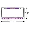 Northwestern State Demons Logo Full Size Standard License Plate Metal Frame - 4 of 4