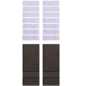 REGALWOVEN 4 Pcs Cotton Bathroom Soft Absorbent Hand Towel - 1 of 4