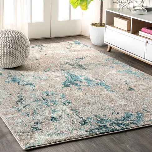 Contemporary Pop Modern Abstract Vintage Faded Area Rug - JONATHAN Y - image 1 of 4