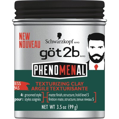 Got2b PhenoMENal Texturizing Clay, 3.5 Ounce