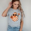 Simply Sage Market Women's  Checkered Girl Ghost Short Sleeve Graphic Tee - 2 of 4