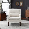 YOUNIKE 30.31” W Oversized Accent Chair Velvet Upholstered Armchair Single Office Chair With Solid Wood Legs for Living Room/Bedroom - 4 of 4