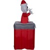 Nightmare Before Christmas Animated Airblown Inflatable Jack Skellington in Chimney, 5.5 ft Tall - 3 of 4
