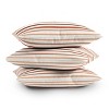 Little Arrow Design Co. Terracotta Stripes Outdoor Throw Pillow Beige - Deny Designs - 3 of 3
