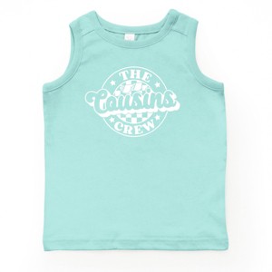 The Juniper Shop The Cousins Crew Checkered Youth Tank Top - 1 of 4