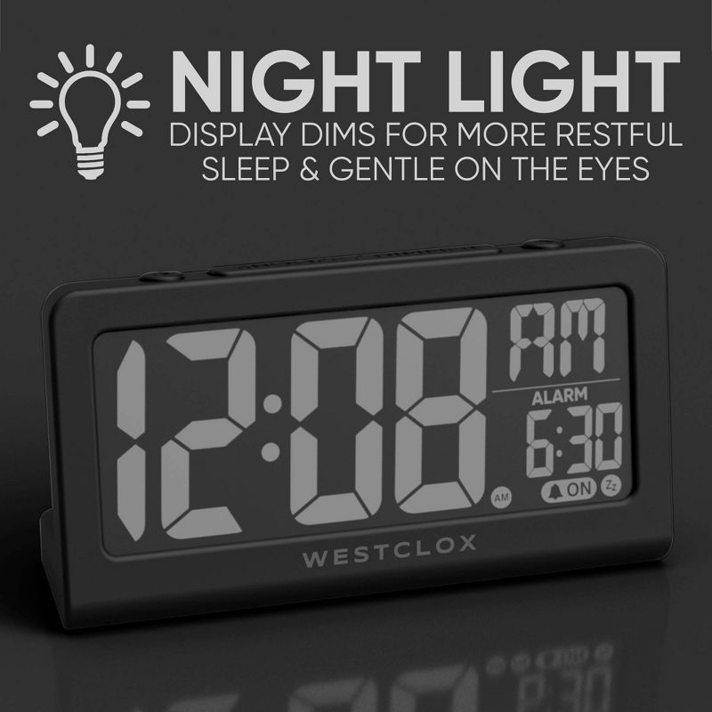 Vibrating Bed Shaker Digital Alarm Clock - Westclox, 5 of 6