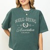 Simply Sage Market S.W.Smiley Well-Being Association Garment Dyed Tee - 2 of 4