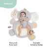 The Peanutshell Tummy Time Mat and Baby Lovey Security Blanket- Safari Elephant - 3 of 4