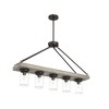 Hunter Fans 38" Devon Park Ceiling Light Onyx Bengal Finish - 5 Light Chandelier for Vintage Style Home Decor - 2 of 4
