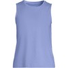 Lands' End Women's Crew Neck Jersey Shell Tank - 3 of 3