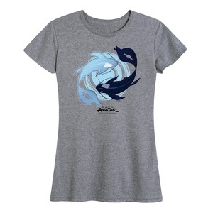 Women's - Avatar: The Last Airbender - Moon and Ocean Spirit Koi Short Sleeve Graphic T-Shirt - 1 of 4