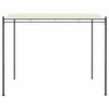 vidaXL Gazebo Outdoor Canopy Patio Pavilion Sunshade Beach Shelter Fabric - White - 4 of 4