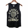 Women's Shoulda Been A Cowboy Tank Top - Country Deep - 2 of 4