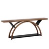 HDZNVF 70.87 in Console Table with Storage Shelf, Narrow Long Sofa Table Behind Couch Table, 2-Tier Rustic Entryway Table - 4 of 4