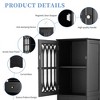 LOVMOR Freestanding Storage Cabinet with Drawer and Doors - 3 of 4
