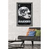 Trends International NFL Las Vegas Raiders - Neon Helmet 23 Framed Wall Poster Prints - 2 of 4