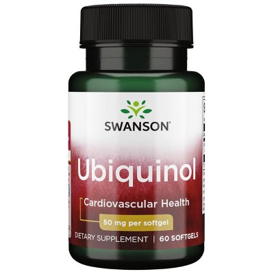 Swanson Dietary Supplements Ubiquinol 50 mg 60 Sgels.