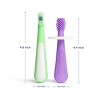Ubbi Grow with Me 2 Stage Toothbrush Training Set, Smoothie - 2 of 4