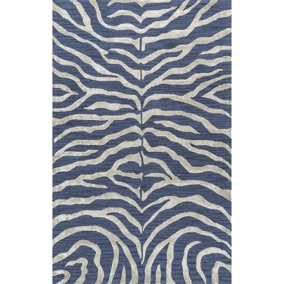 Nuloom Hand Tufted Plush Zebra Indoor Area Rug