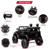 12V Electric Ride On Car, Licensed Toyota Truck Ride On Car for Kids, Electric Toy Car with Parent Remote Control, 3 Speed, MP3 Music, LED Lights - 4 of 4