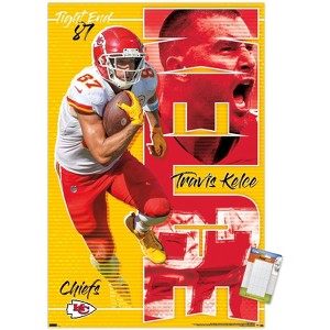 Trends International NFL Kansas City Chiefs - Travis Kelce 22 Unframed Wall Poster Prints - 1 of 4