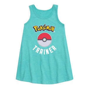 - Pokémon - Pokémon Trainer Graphic Sleeveless Aline Dress - 1 of 3