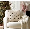 LISM Christmas Tree Pillowcases,Faux Fur Wool Throw Pillow Covers Set of 2 - 4 of 4